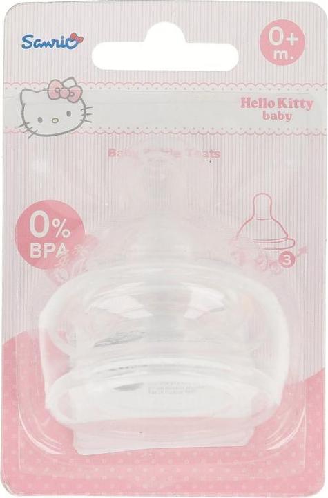 Immagine prodotto Hello Kitty Ciuccio in silicone per biberon 0 m+ (2 pz.) (2 x, dalla nascita)