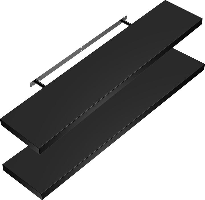 Set of 2 matt black