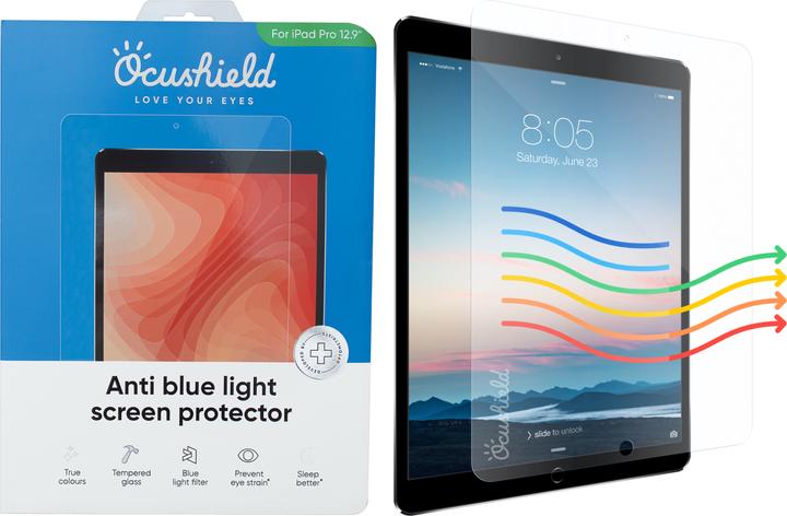 Image du produit Ocushield Protecteur d'écran anti-lumière bleue (1 pièce(s), iPad Pro 12.9 2018 (3. Gen), iPad Pro 12.9 2020 (4. Gen))