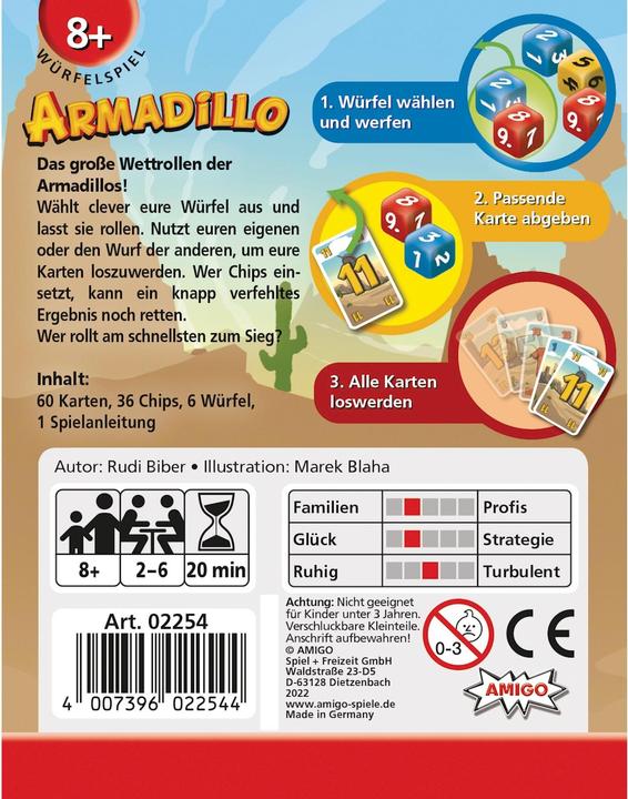 Actual product image Amigo 02254 Armadillo (German)