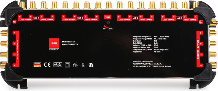 Immagine prodotto Opticum Multiswitch OMS 17/8 PRO-TR (Multiinterruttori)