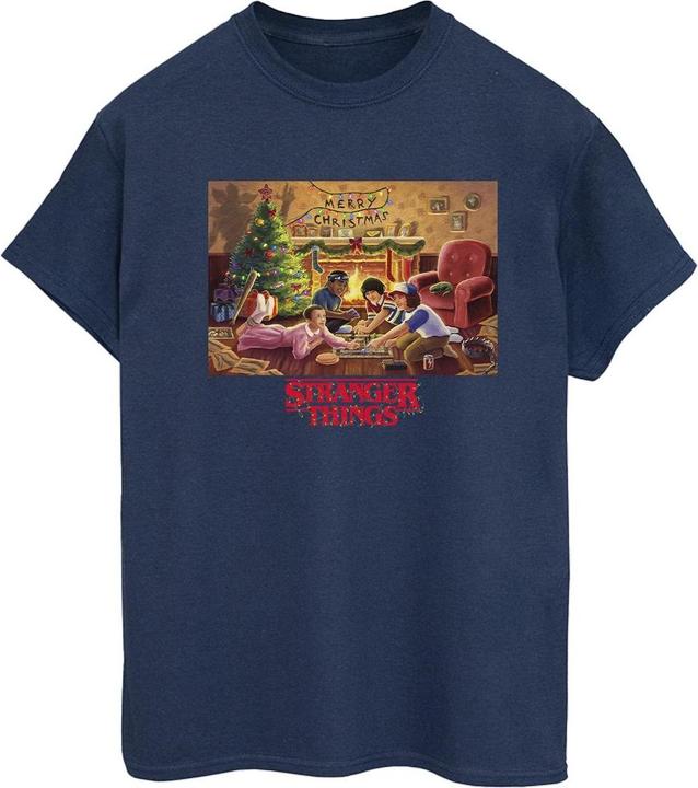 Immagine prodotto Netflix Stranger Things Christmas Gathering Maglietta Ampia Donna (XL)