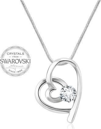 Image du produit Levien Collier romantique Coeur avec cristal clair (L)