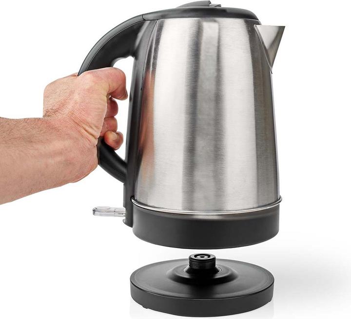 Produktbild Nedis Wasserkocher - 360°-Drehsockel - Trockengehschutz - Strix-Regler - Verdecktes Heizelement - (1.70 l, EU-Stecker)