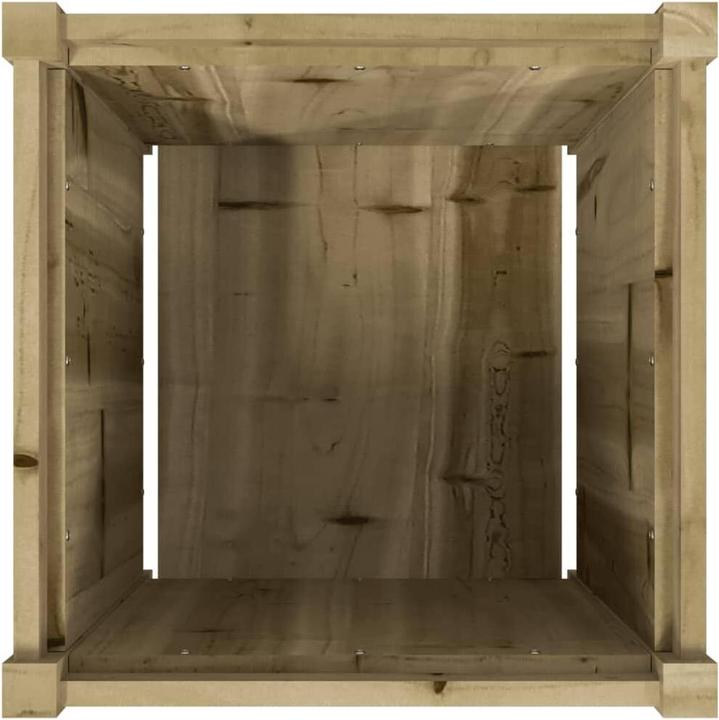 Actual product image VidaXL Planter 50x50x50 cm pine wood