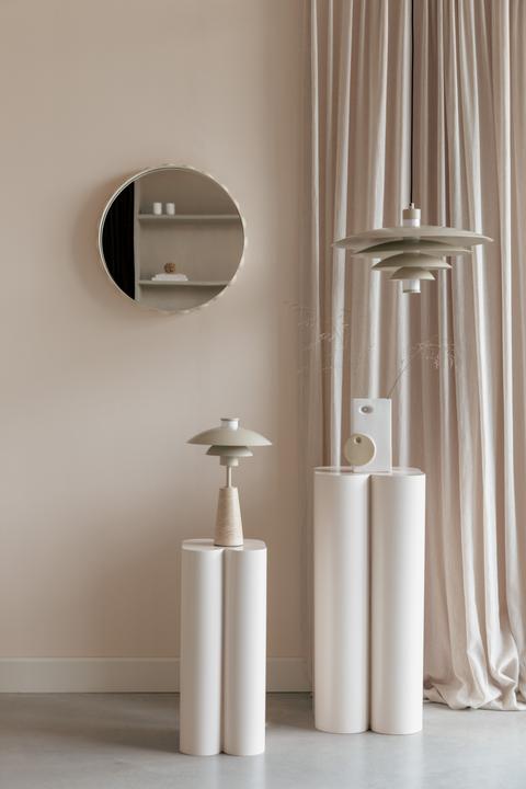 Produktbild Zuiver Bubbles Mirror Beige (50 x 50 x 6 cm)