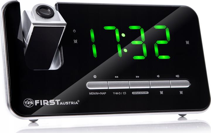 First Radiowecker mit Projektor