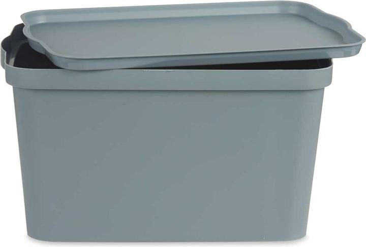 Actual product image Kipit Aufbewahrungsbox mit Deckel TP596-2 Grau Kunststoff 24 L 29,3 x 24,5 x 45 cm (6 Stück) (24 l)