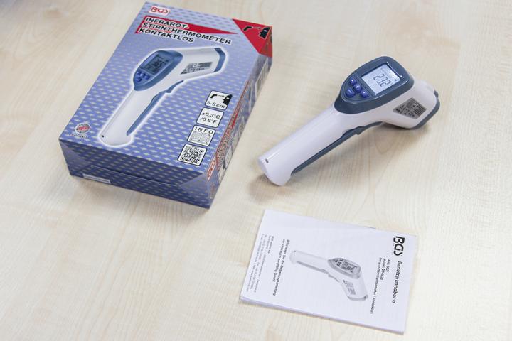 Actual product image BGS Forehead thermometer contactless, infrared for People + Object Measurement 0 - 100° (Forehead, Non-contact)