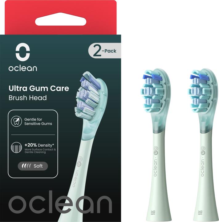 Image du produit Oclean Tête de brosse Ultra Gum Care UG01 G02 Green (2 x)