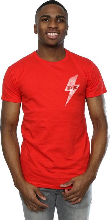 Actual product image AC/DC Mens Lightning Bolt Pocket T-Shirt (4XL)