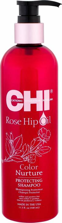 Farouk Systems CHI Rose Hip Oil Couleur Nurture (340 ml, Shampoing liquide)