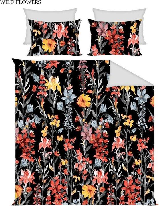 Domoletti BED COV SET COTTON WILD FLOWERS 140X200