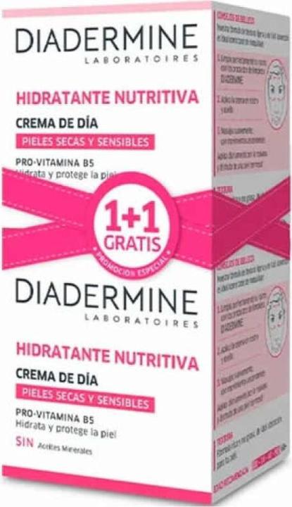 Produktbild Diadermine Feuchtigkeitscreme für trockene und empfindliche Haut 50ml (50 ml, Tagescreme)