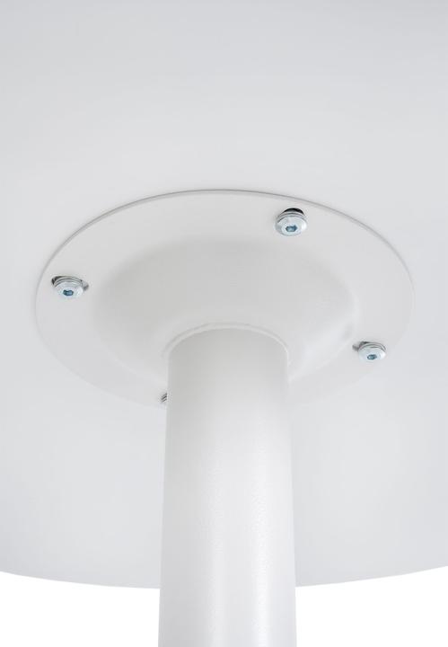 Image du produit CLP Table haute ronde, blanc/blanc (Ø 60 x 108 cm)