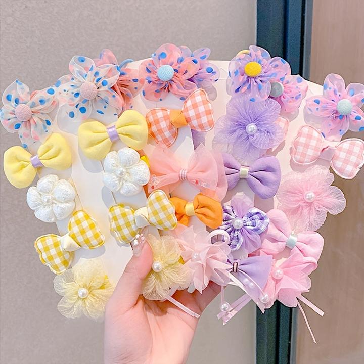 Immagine prodotto Activity Board 10 pezzi di adorabili fermagli per capelli a forma di fiore, gioielli per capelli per bambine, 10