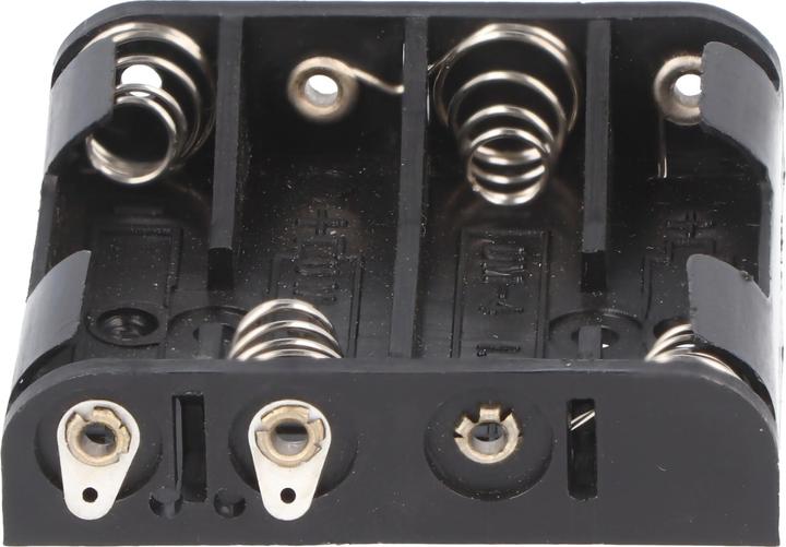 Actual product image Goobay Batteriehalter für 4x Micro mit Lötanschluss