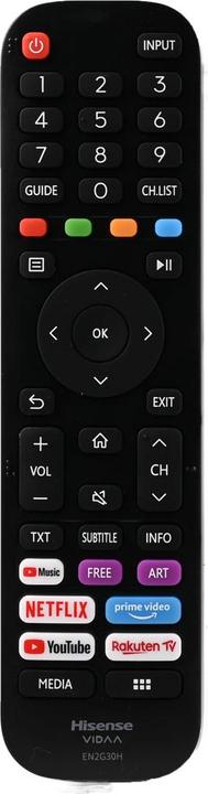 Actual product image Hisense En2g30h Fjernbetjening (Device-specific remote control, Infrared)