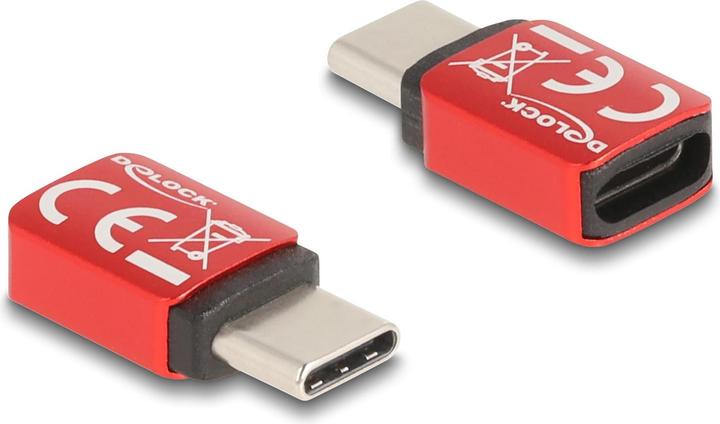 Actual product image Delock 60689 - USB data blocker USB Type-C plug to USB Type-C socket 240 W