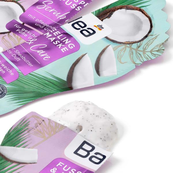 Produktbild dm Balea Fusspeeling & Fussmaske Set (Fussmaske, 10 ml)