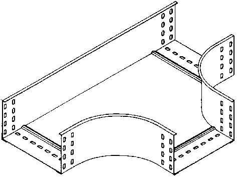 Produktbild Niedax NIE RTS110.300F T-StÃ¼ck 110x302mm mit ungel.Seitenholmen feuerverz. (11 cm)