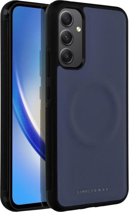 Actual product image Roar Back panel cover case MAG MORNING for SAMSUNG A34 navy (Avus A34)