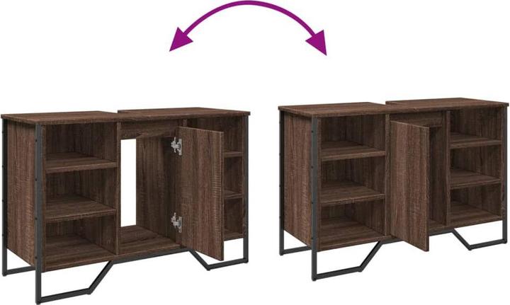 Produktbild VidaXL Waschbeckenunterschrank (91 x 35 x 60 cm)