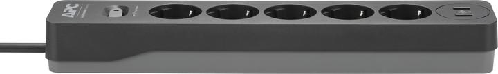 Actual product image APC PME5U2B-GR Voltage protection 5 AC outputs 230 V Black 1.52 m (5 x, CEE 7/3, 1.52 m)