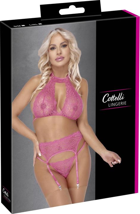 Image du produit Cottelli Collection Ensemble soutien-gorge et jarretelles S/M (S/M)