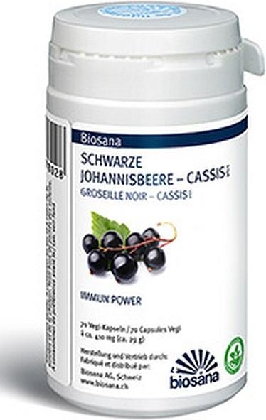Image du produit Biosana Cassis cassis plus 410mg (70 pièce(s), Capsules, 28 g)