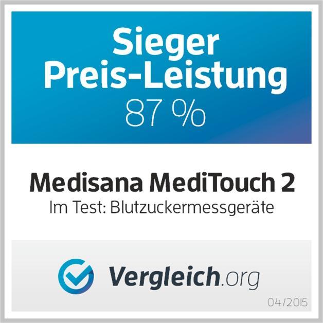 Actual product image Medisana MediTouch 2 mg/dL (Glucose monitors)
