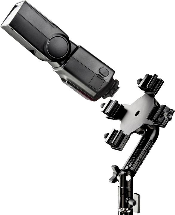 Image du produit Walimex 4f. Support de flash avec boîte à lumière 60x60cm (Boîte à lumière, 60 cm)