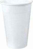 Produktbild PAP Packaging Drikkebaeger 21 cl højde 98 mm PP Hvid,100 stk/ps - (100 stk.)