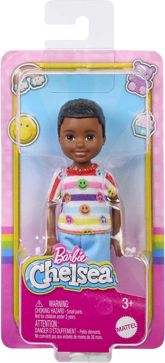 Image du produit Barbie Poupée garçon en t-shirt smiley rayé