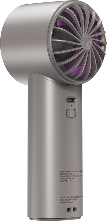 Produktbild Verbatim CoolnGo Handheld Fan Grey