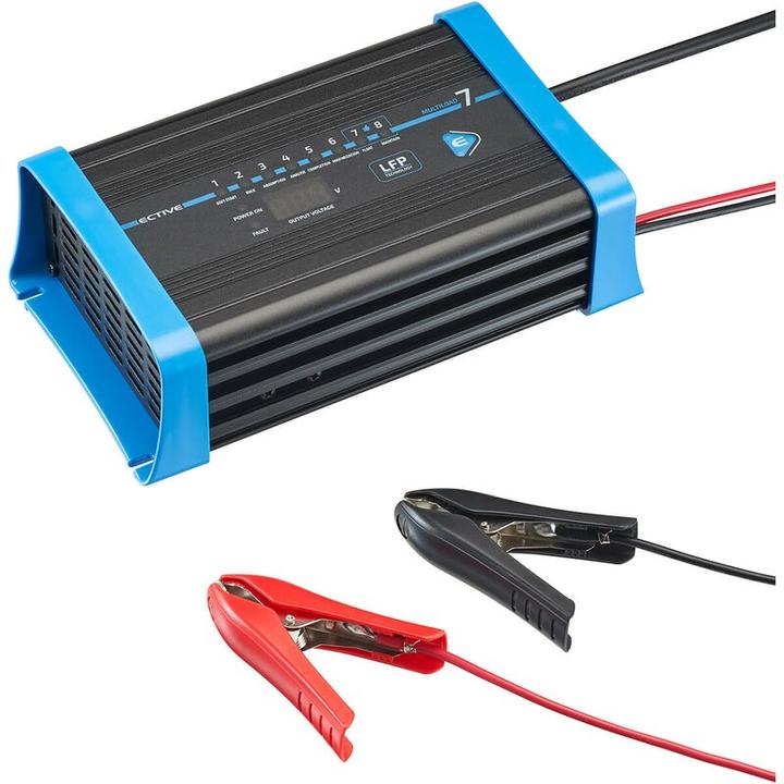 Produktbild Ective Multiload 7 LFP 7A/12V 8-Stufen Batterieladegerät (12V, 30 A)