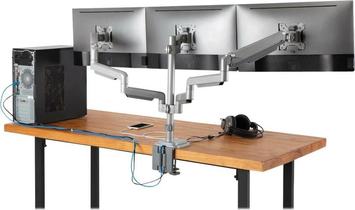 Image du produit Eaton Triple-Display Flex-Arm Desktop Clamp for 17inch to 30inch Flat-Screen Displays - US (Tables, 30")