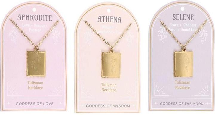 Produktbild Something Different Halskette Goddess Talisman 24erPack Set Edelstahl (100% synthetisches Material)