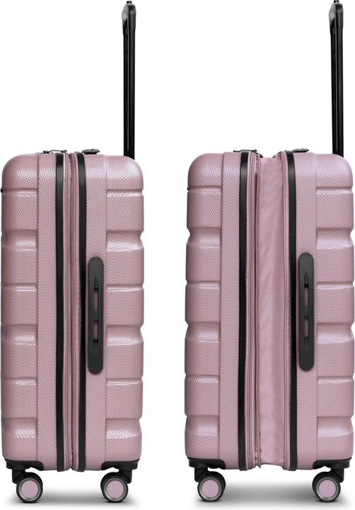 Immagine prodotto Franky Munich 4.0 set di valigie a 4 ruote 3 pezzi con piega elastica (199 l, XL (da 115l))