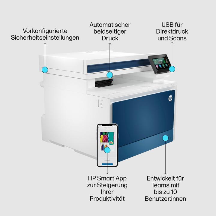 Productafbeelding HP 4302dw Color LaserJet Pro (Laser, Kleur)