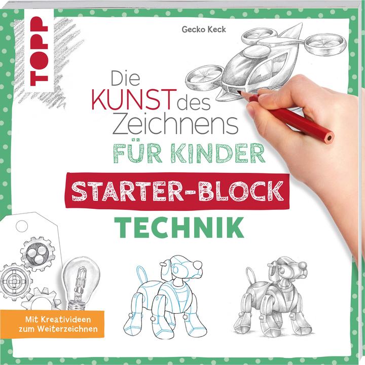 Image du produit Die Kunst des Zeichnens für Kinder Starter-Block - Technik (Allemand, Gecko Keck, 2022)