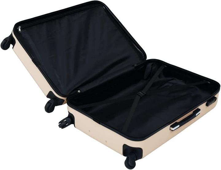 Immagine prodotto VidaXL Set di trolley, oro (Bagaglio a mano (fino a 50 litri), M (50 - 90l), L (90 - 115l))