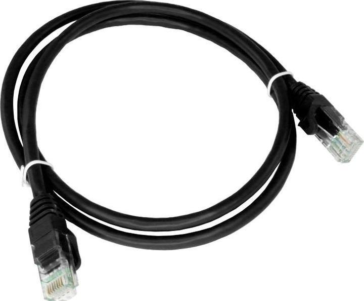 Alantec KKU6CZA2 Patch cord UUTP Cat6 PVC 20m black (U/UTP, CAT6, 2 m)
