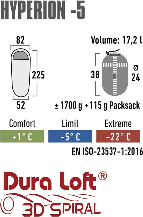 Actual product image High Peak Hyperion -5 (225 cm)