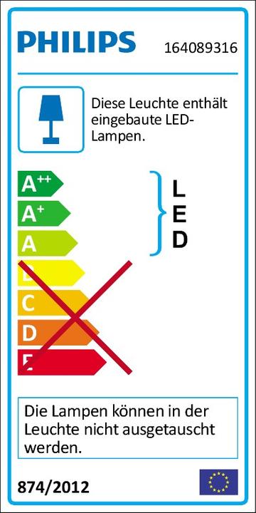 Label énergétique Philips Dust (270 lm, E27, IP44)