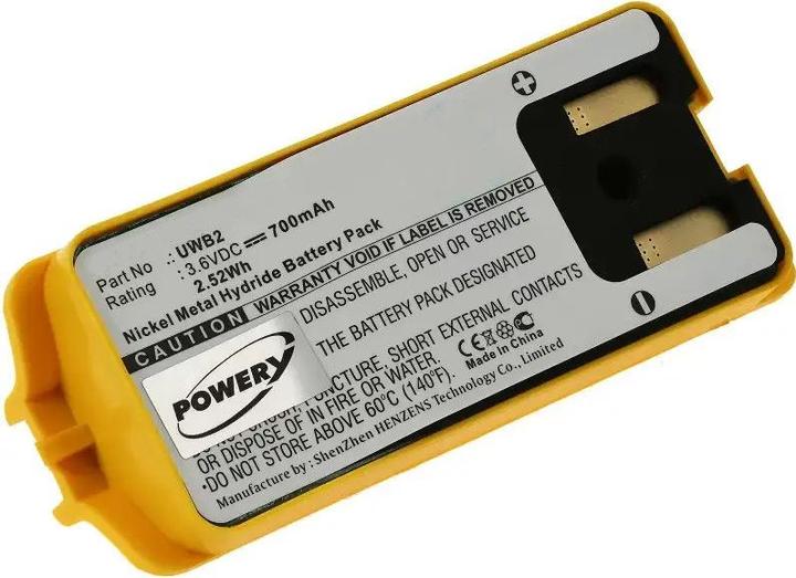 Image du produit AccuCell Batterie JAY A003 HAS / UDE / Type UDB2 (3.60 V, 700 mAh)