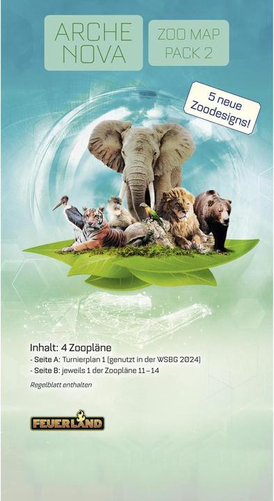 Immagine prodotto Feuerland Nova Ark: Zoo Map Pack 2 (Tedesco)