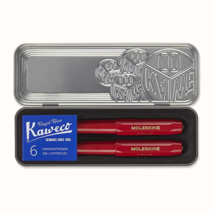 Actual product image Moleskine MSK X KAWECO pen set M red (Red)