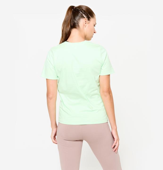 Produktbild Domyos Women's V-Neck Cotton Fitness T-Shirt - Sorbet Green (3XL)