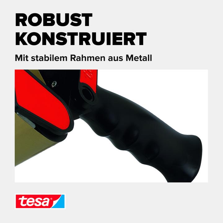 Produktbild tesa tesapack CLASSIC Handabroller für Paketbänder mit bis zu 50 mm Breite
